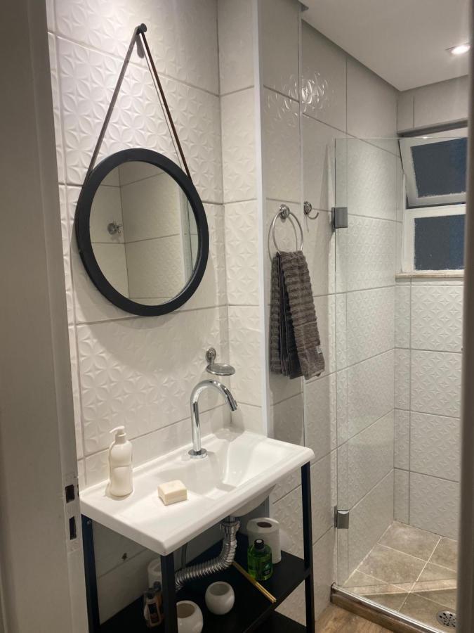 Apartamento Agradavel Em Santos Na Rua Da Praia. Ngoại thất bức ảnh