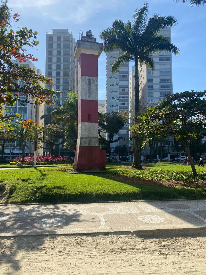 Apartamento Agradavel Em Santos Na Rua Da Praia. Ngoại thất bức ảnh